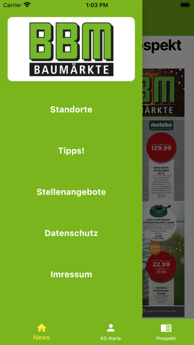 BBM Baumarkt Screenshot