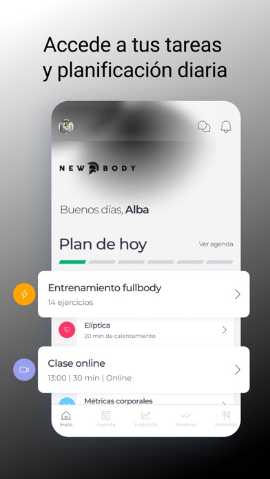 New Body App Screenshot