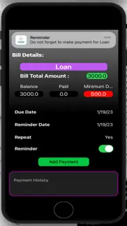 How to cancel & delete billminder app 3