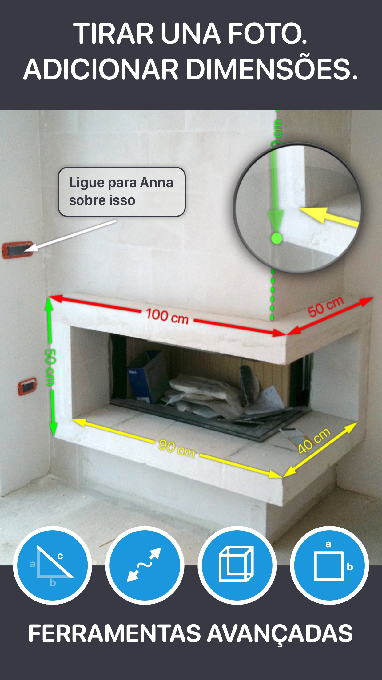 Screenshot do app My Measures PRO + AR Measure