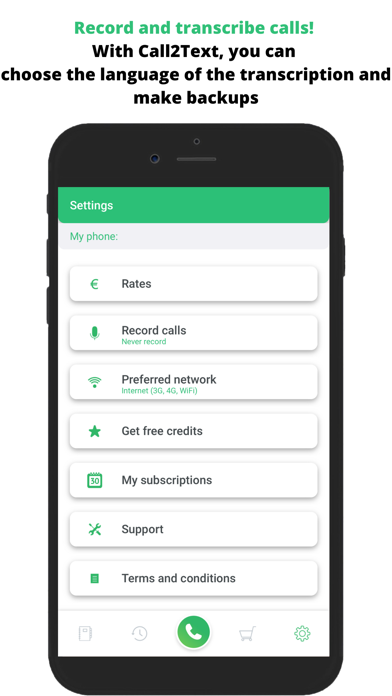 Call2Text Record & Transcribe Screenshot