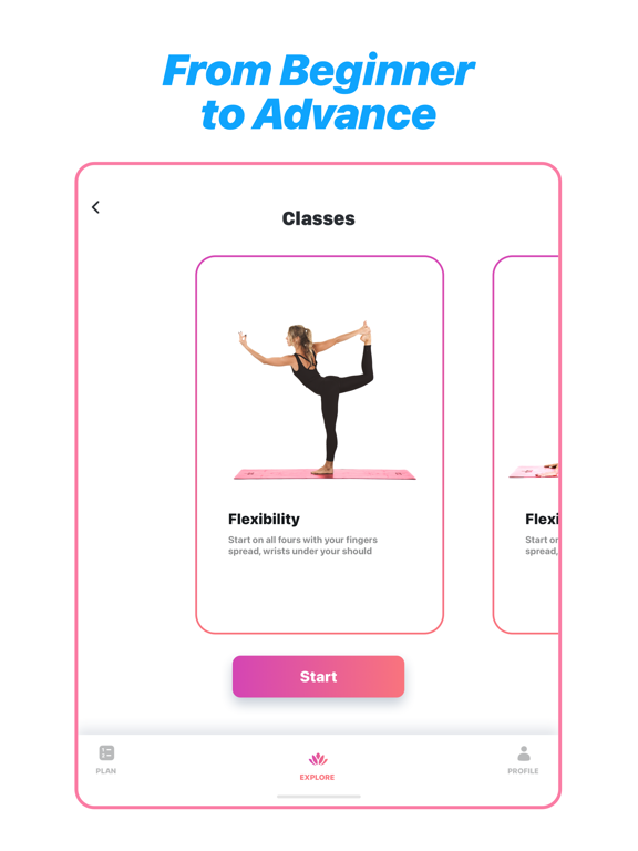 Yoga - Poses & Classes at Home iPad screenshot 6 - Health & Fitness app