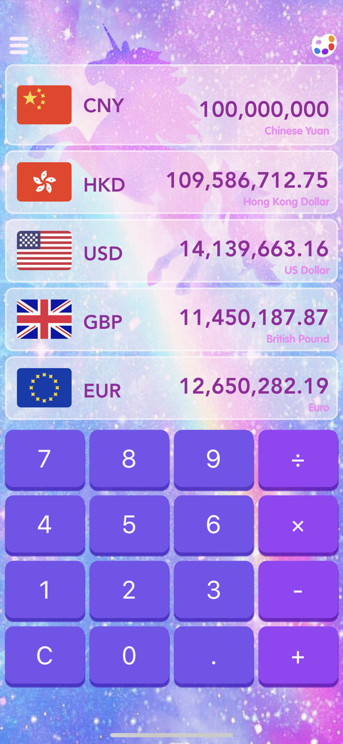 Color Currency Calculator