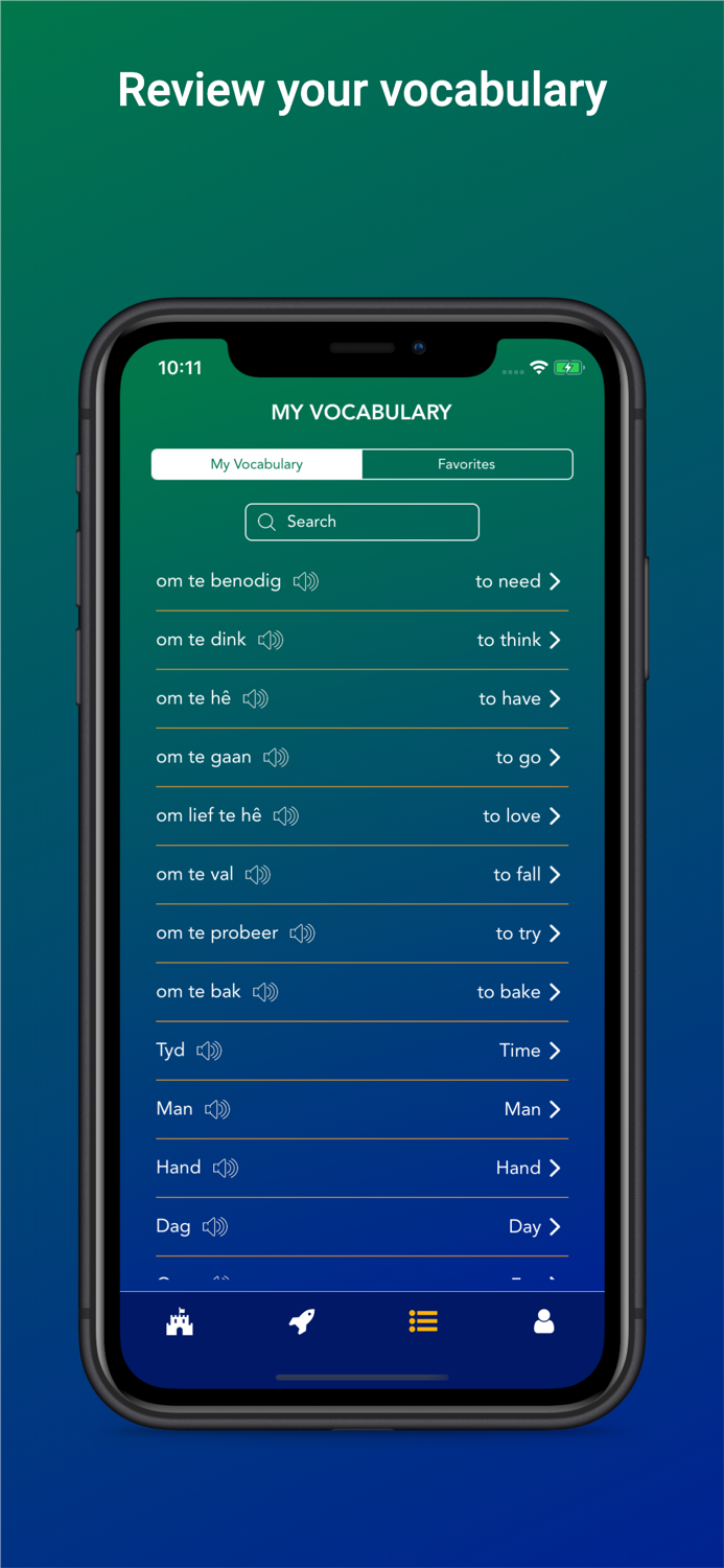 Tobo Learn Afrikaans Words