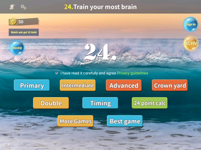 Maths 24 point poker games