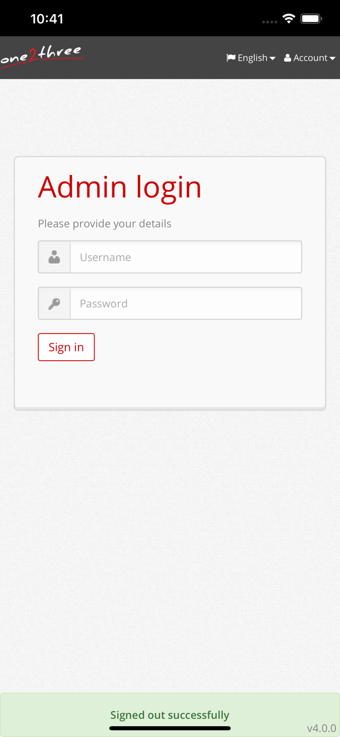 one2three - Merchant