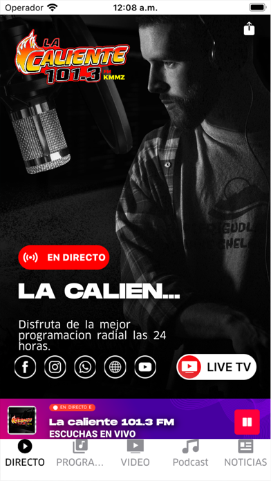 La Caliente 101.3 FM Screenshot