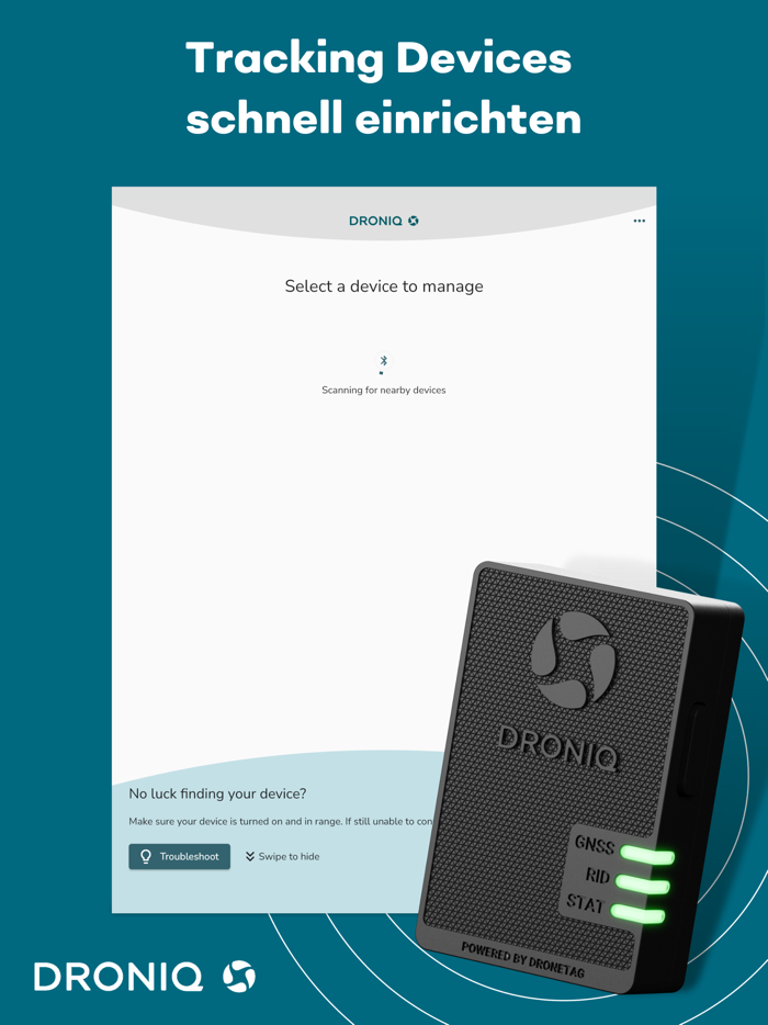 Droniq Dronetag Config