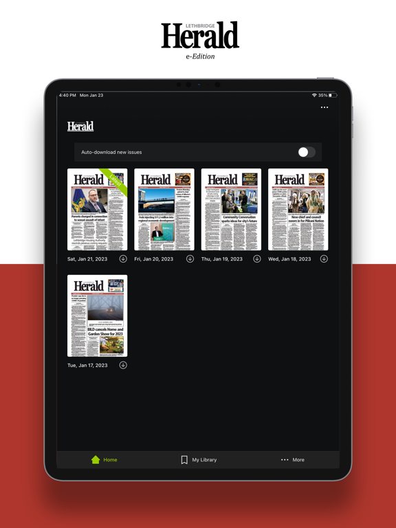 Screenshot #4 pour Lethbridge Herald e-Edition