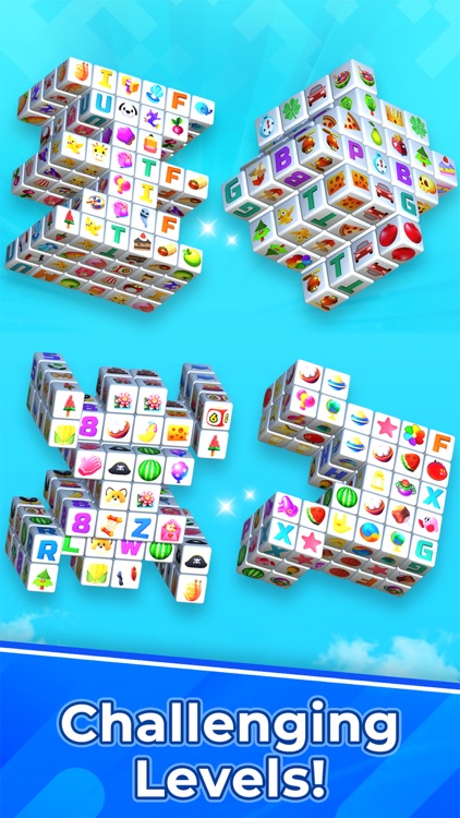 Cube Tile Match 3D Master screenshot-3