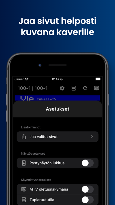 Teletext (Finland) Screenshot