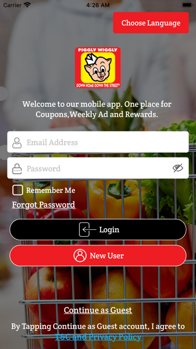 Baker Foods Piggly Wiggly Screenshot