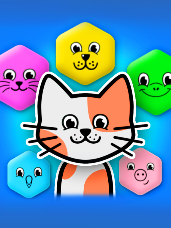 Screenshot #5 pour Animaux Casse tete Hexagone
