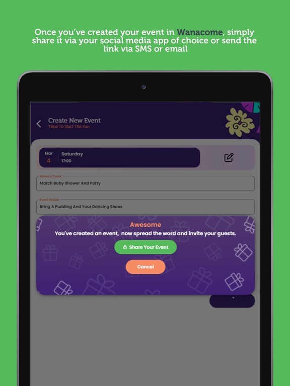 Screenshot #6 pour Wanacome - Invite Your Friends