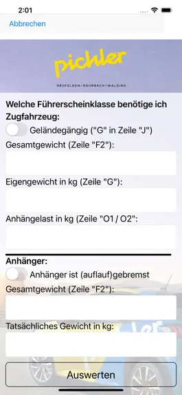 Game screenshot Fahrschule Pichler hack