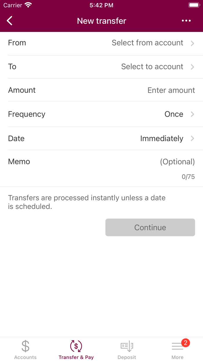 Friends and Family CU