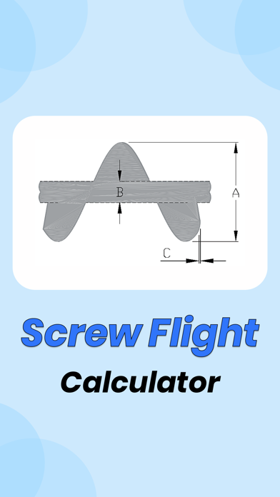 Screw Flight Calculator Screenshot