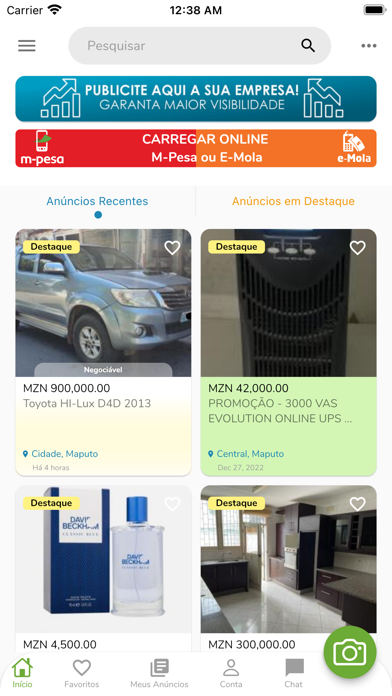 MaisVendas.co.mz Screenshot