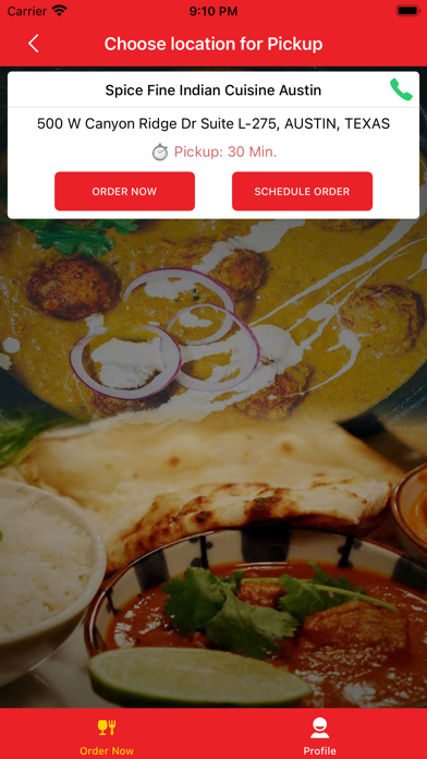 Spice Fine Indian Screenshot