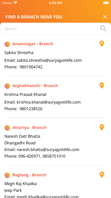 SuryaJyoti Life Insurance Screenshot