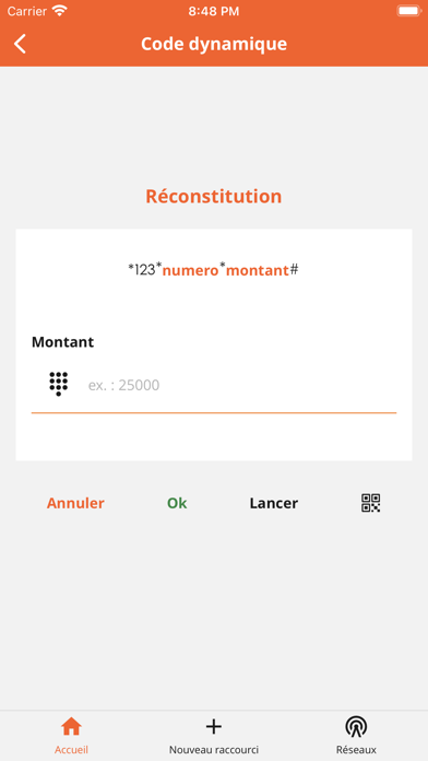 EfacUSSD Screenshot