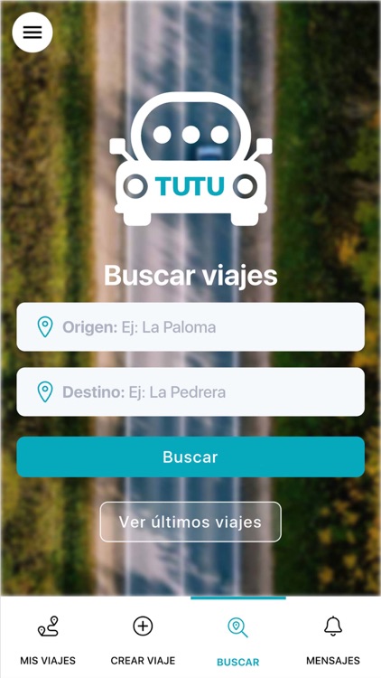 TuTuApp - Compartir viaje