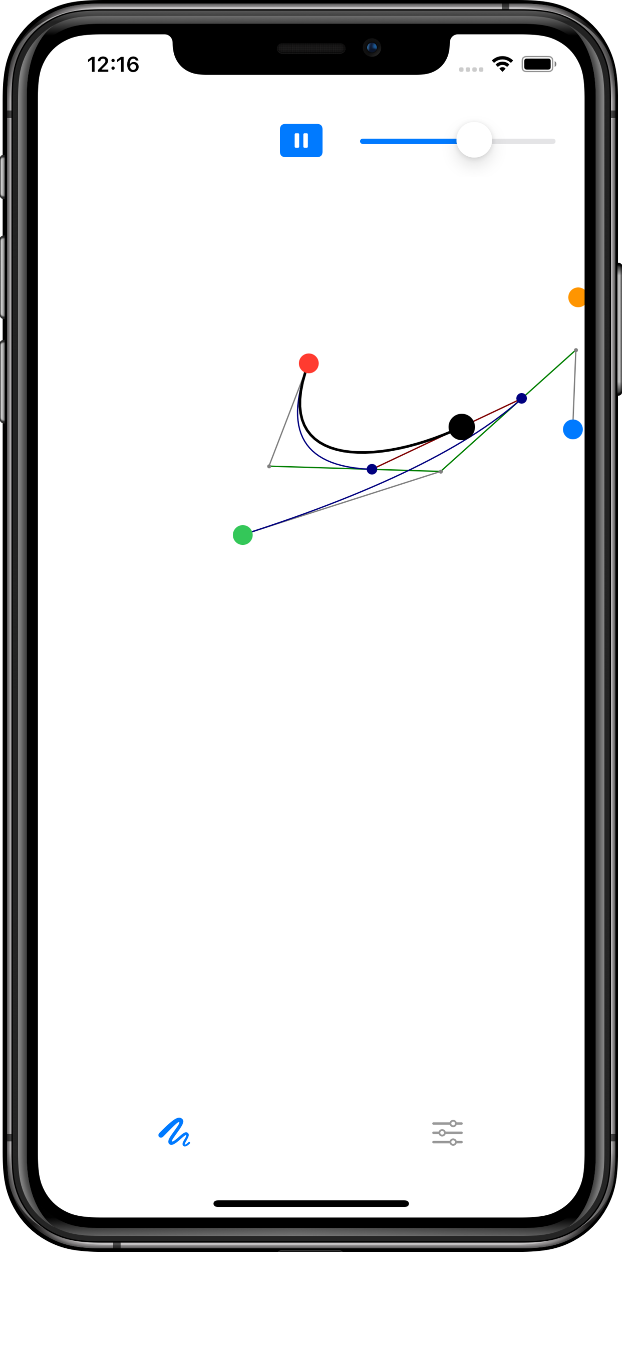 AniBez - Playful Visual Bezier