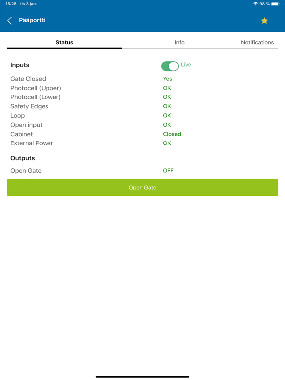 App screenshot