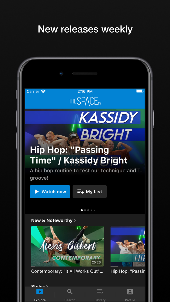 The Space TV Dance Classes