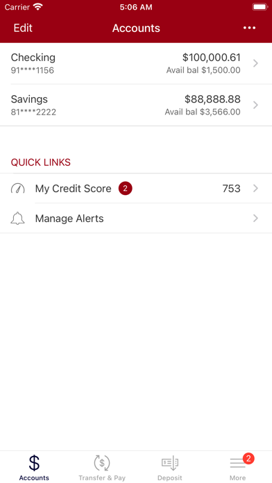 VFCU MOBILE BANKING Screenshot