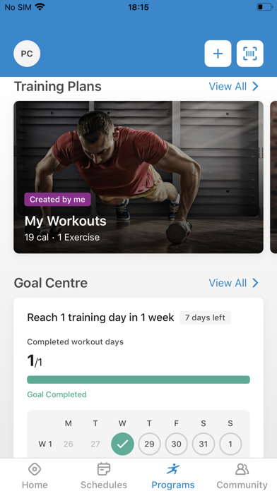 Valparaiso Family YMCA. Screenshot
