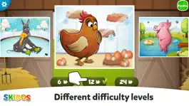 Game screenshot Toddler Farm Animals Puzzles apk
