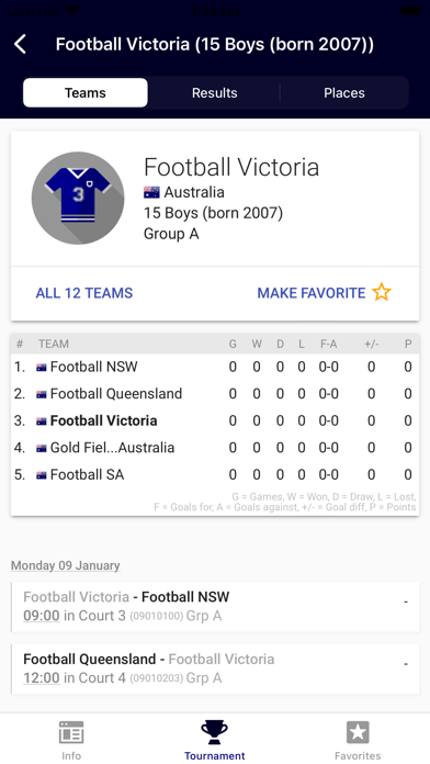 National Futsal Championships Screenshot