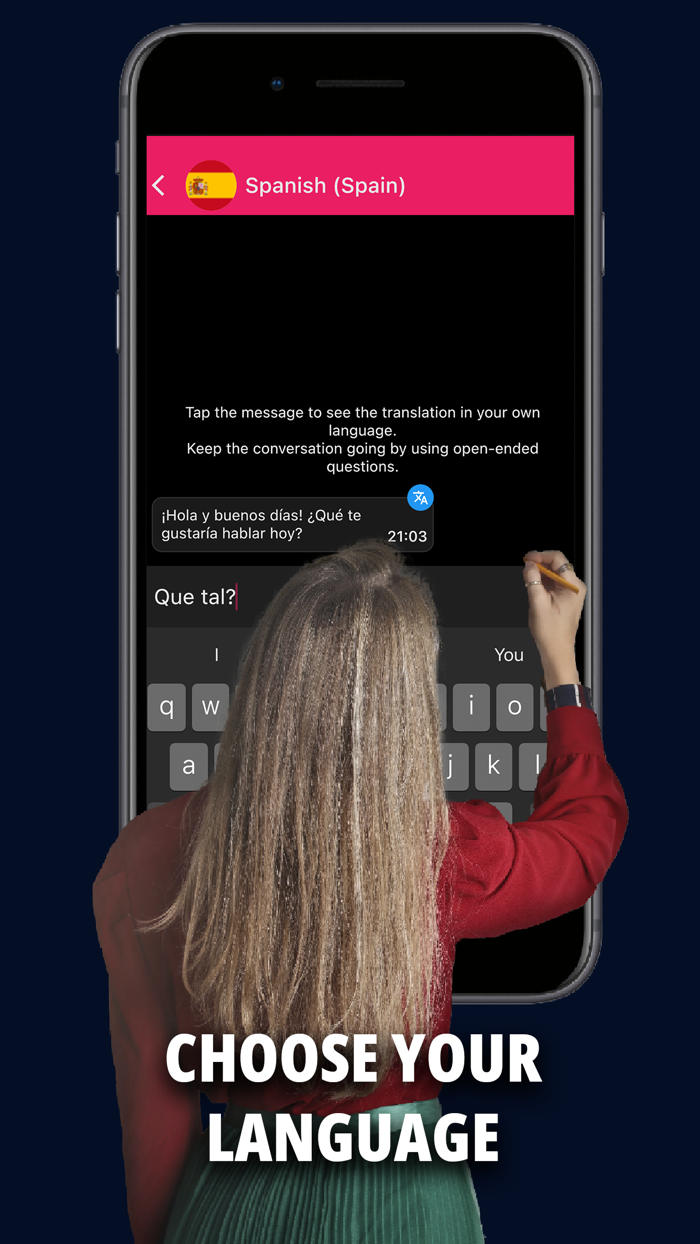 Practice languages learning AI