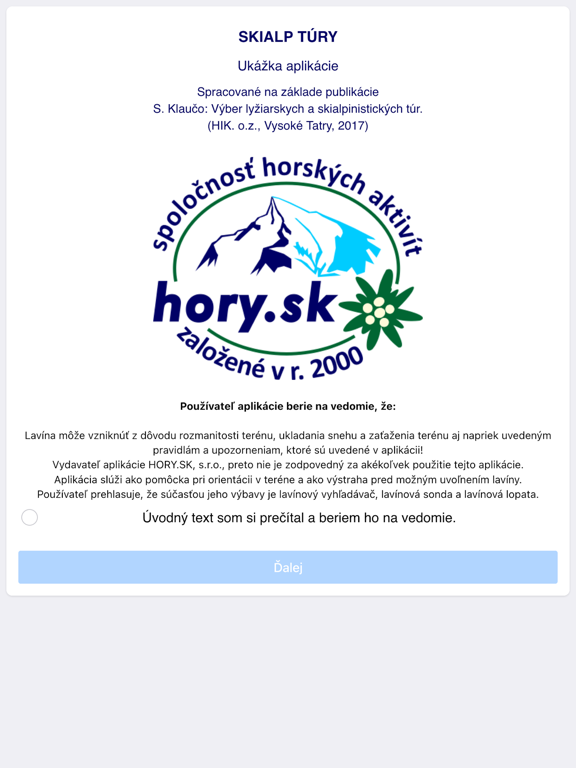 Screenshot #4 pour Skialp Túry