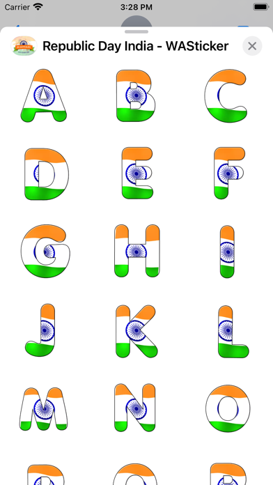Republic Day India - WASticker Screenshot