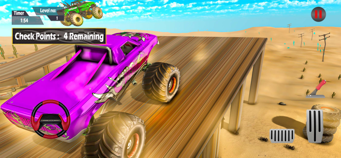 Monster Truck Stunts Game