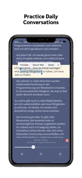 Game screenshot Practice German Conversations hack