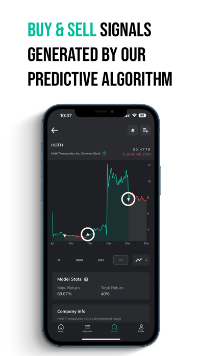 Blackhedge: AI stock investing Screenshot