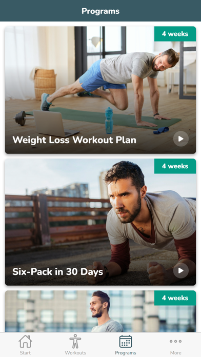 Home Workouts for Men Screenshot