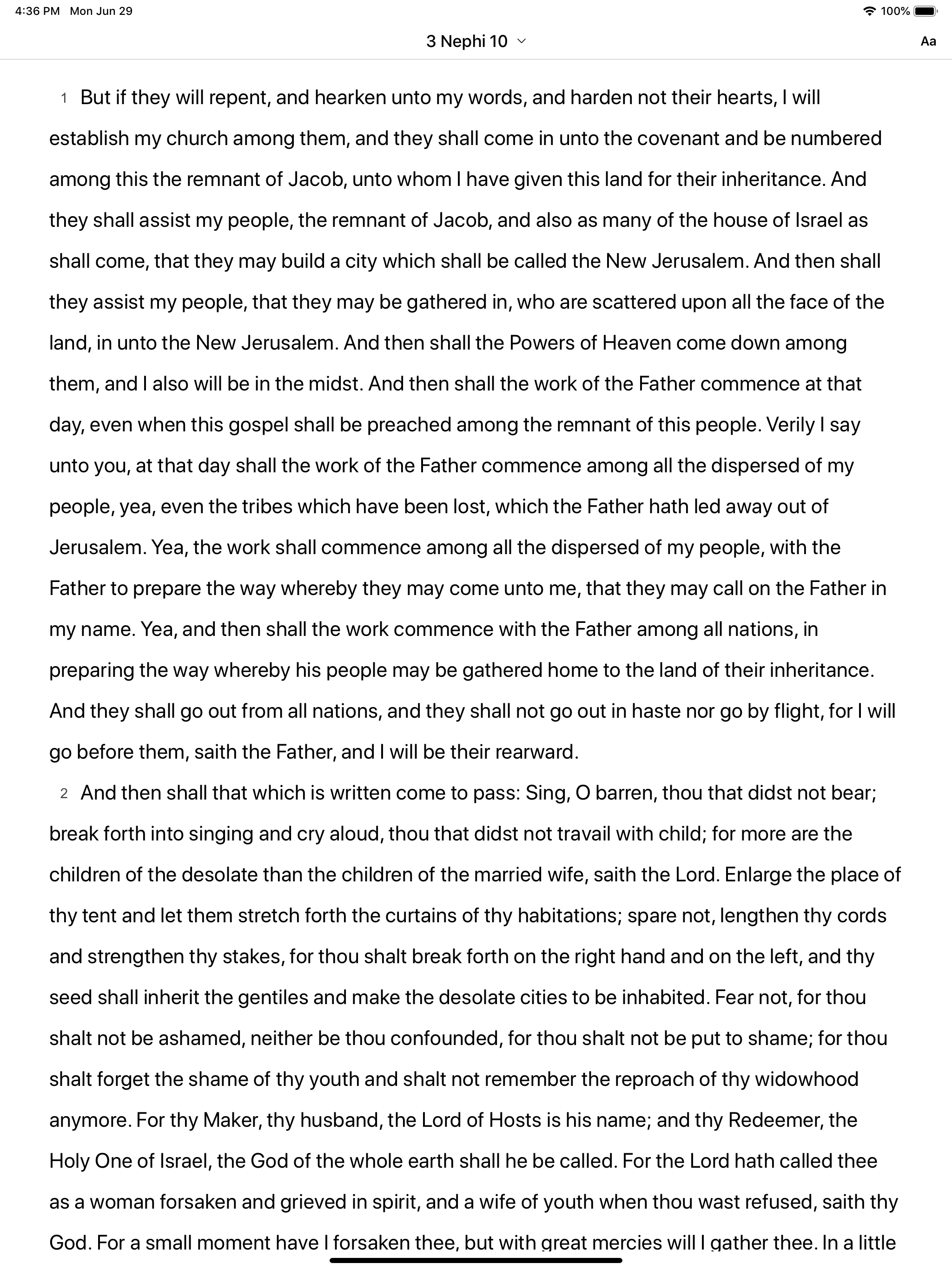 RE Scriptures