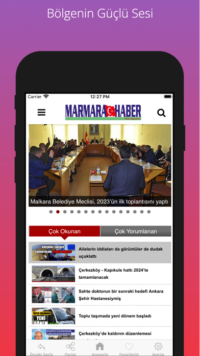 Marmara Haber Gazetesi Screenshot