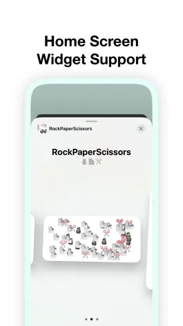 Game screenshot RockPaperScissors Widget apk