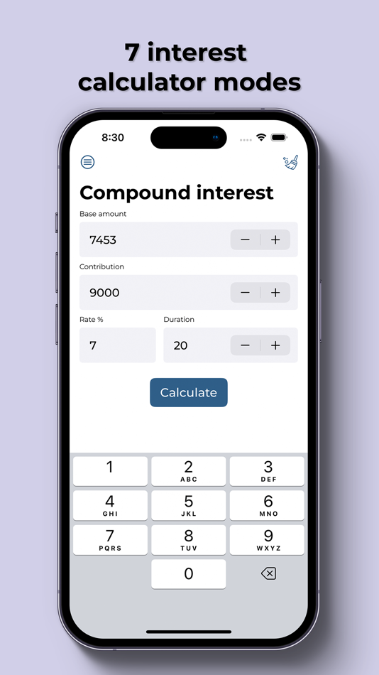 #1. The Percent Calculator (iOS) 由: Vitalii Homoniuk