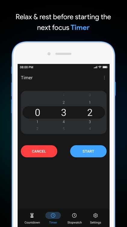 Countdown : Stopwatch & Timer