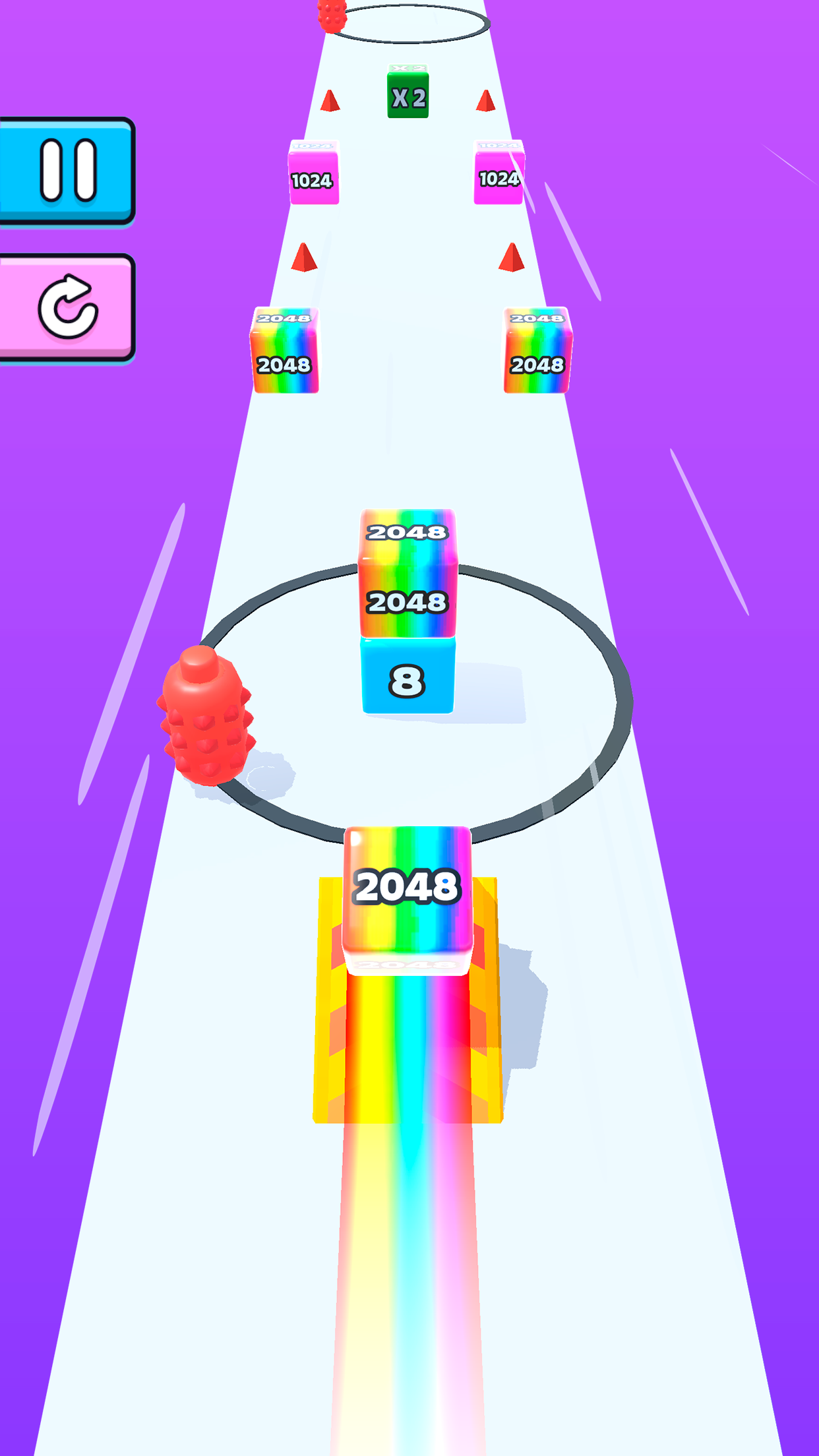 Jelly Run 2048 Cube Runner screenshot 4