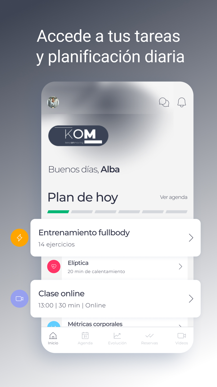 KOM app