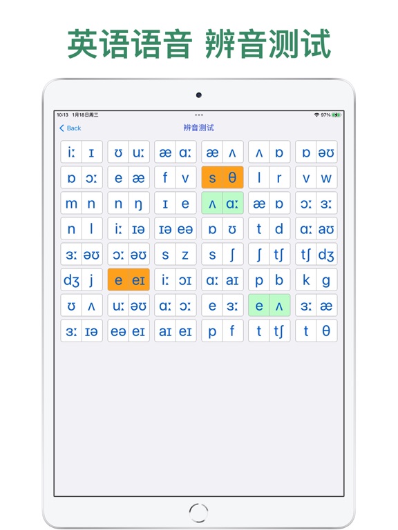 优滔英语音标语音助手(美音K.K.版) iPad screenshot 6 - Reference app