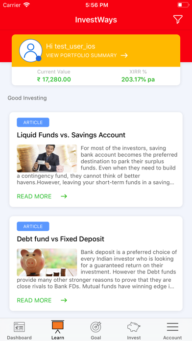 InvestWays Screenshot