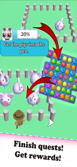 Game screenshot Animal Ville - Match 3 Puzzle apk